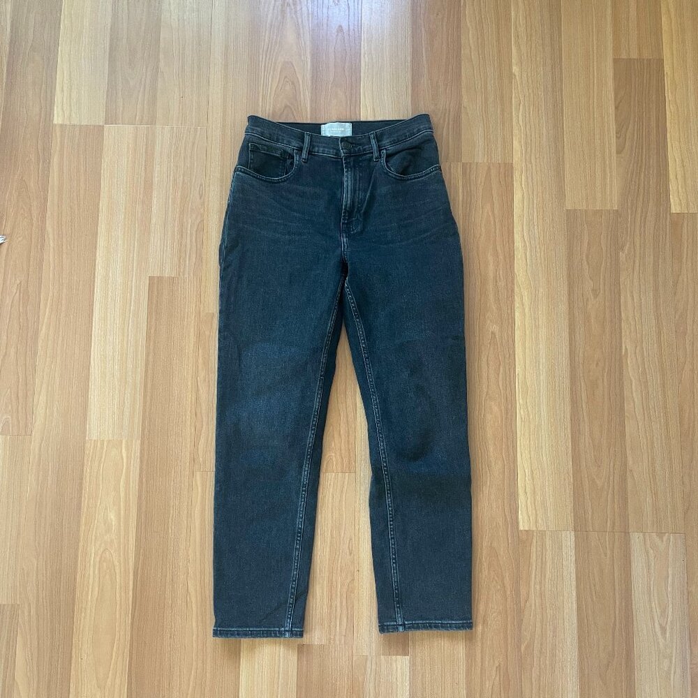 Everlane The Japanese Denim Cheeky Jean Black  - Size 27